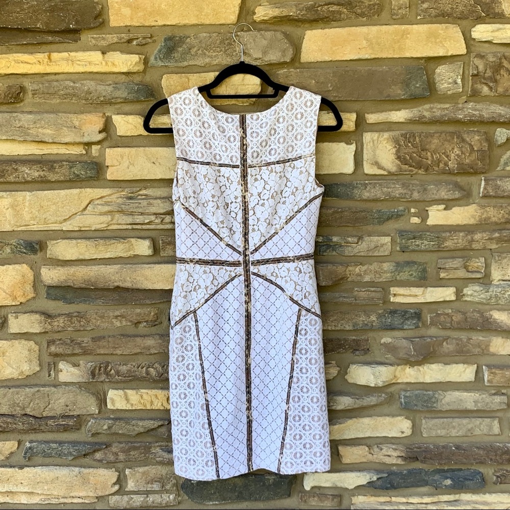 White lace dress
